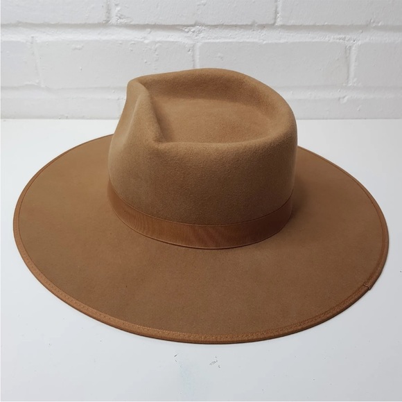 Lack Of Color Caramel Tan Rancher Hat Medium 57cm Wool Western BNWT - Picture 9 of 10